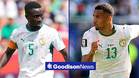 Idrissa Gana Gueye and Iliman Ndiaye in action for Senegal at 2026 World Cup