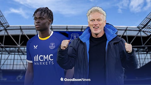 Tyrique George and David Moyes