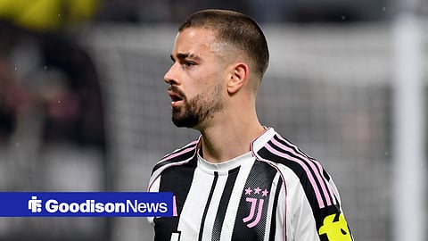 Edon Zhegrova in action for Juventus