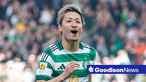 Daizen Maeda in action for Celtic
