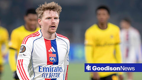 Pavel Sulc in action for Lyon in Ligue 1