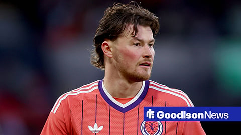 Nathan Patterson in action for Scotland at the 2026 World Cup
