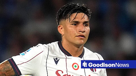 Santiago Castro in action for Bologna
