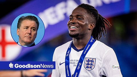 Jonathan Rowe and Everton owner Dan Friedkin