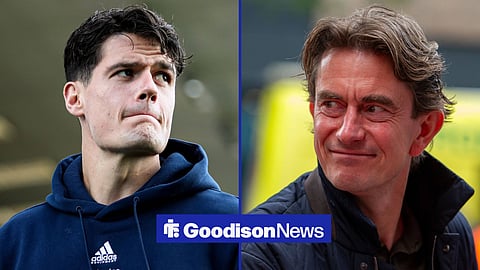 Christian Norgaard pre-match for Arsenal and ex-Tottenham and Brentford manager Thomas Frank