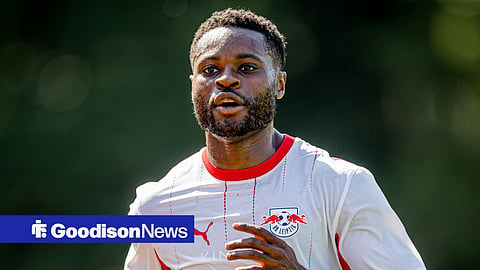 Ridle Baku in action for RB Leipzig