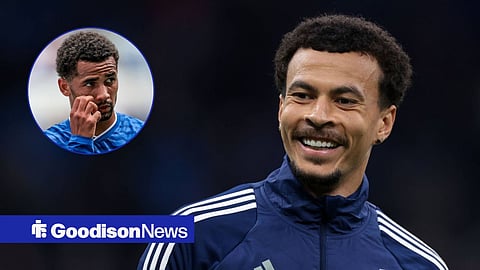Dele Alli in main image, with Iliman Ndiaye in a circular frame inset to his left
