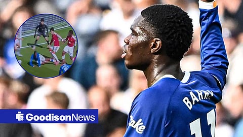 Everton striker Thierno Barry