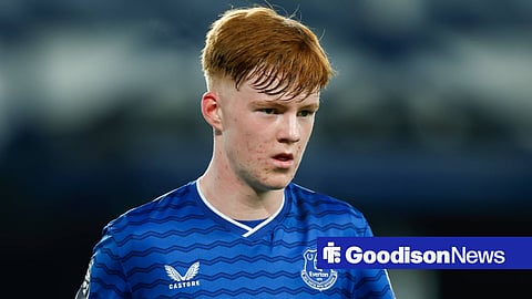 Braiden Graham in action for Everton