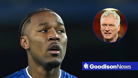 Everton gem Omari Benjamin and David Moyes