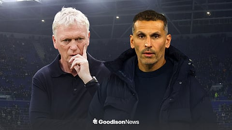 Everton boss David Moyes and Man City chief Khaldoon Al Mubarak