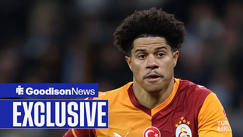 Everton target Gabriel Sara in action