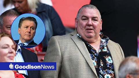 Everton legend Neville Southall and Dan Friedkin