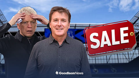 Everton boss David Moyes and Dan Friedkin