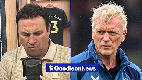 Split image of Jason Cundy and Everton manager David Moyes