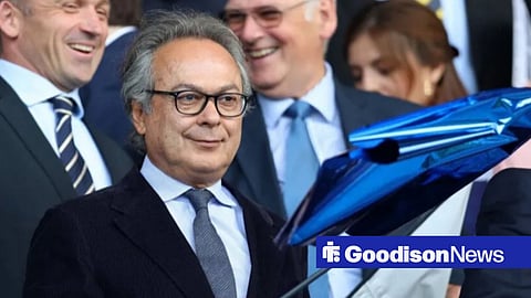 Farhad Moshiri pictured at an Everton game