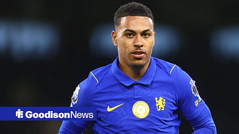 Morgan Rogers playing for Chelsea