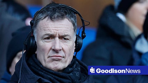 Chris Sutton looking on as a commentator