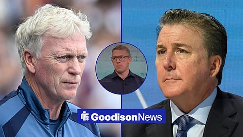David Moyes, Dan Friedkin, and Stephen Warnock