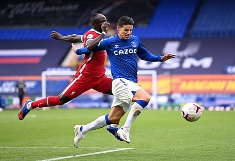 James Rodriguez ruled out of Everton clash v Southampton