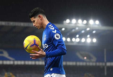 Report: Everton hope double signing will convince James Rodriguez to stay