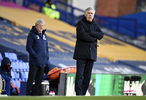 Ancelotti puts positive spin on Everton's draw with Crystal Palace