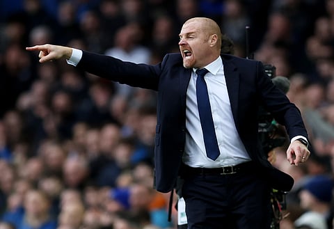 Sean Dyche is looking to keep Everton in the Premier League. 