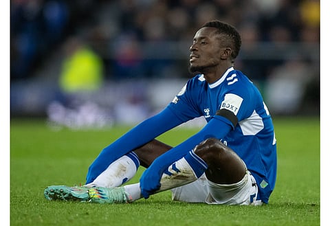 Idrissa Gueye scored only his second goal of the season for Everton against Nottingham Forest. 