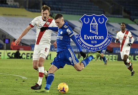 Jamie Vardy would consider transfer from Leicester City to Everton for final Premier League run