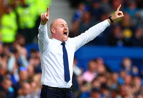 Sean Dyche is looking to keep Everton in the Premier League. 