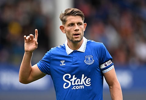 James Tarkowski started all 38 of Everton's Premier League matches this season.