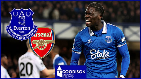 Everton star Amadou Onana has been linked with a move to Arsenal. 