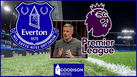 Jamie Carragher reacted to the Everton points deduction being reduced