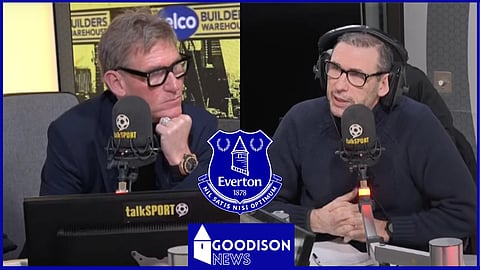 Simon Jordan and Martin Keown argue over Everton. Credit: talkSPORT