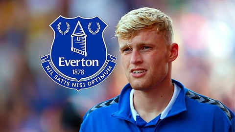Everton defender Jarrad Branthwaite