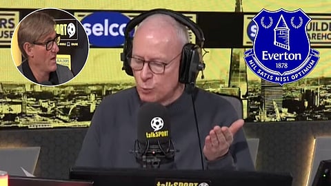 Jim White and Simon Jordan argue over Everton. Credit: talkSPORT