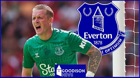 Everton goalkeeper Jordan Pickford