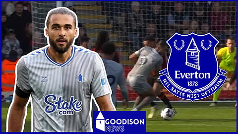 Dominic Calvert-Lewin felt he and Everton deserved a penalty against Bournemouth. 
Credit: Match of the Day