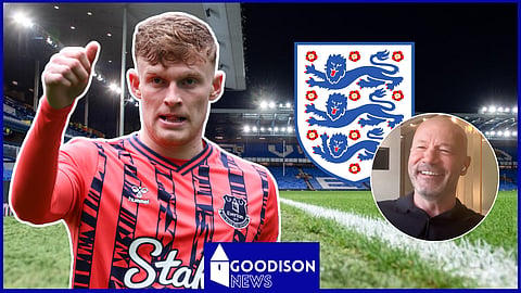 Alan Shearer has offered his verdict on Everton star Jarrad Branthwaite. Credit: The Rest Is Football