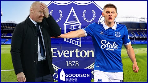 Vitalii Mykolenko picked up an injury in the clash between Everton and Liverpool