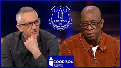 Gary Lineker and Ian Wight offered their Everton verdict. Credit: BBC