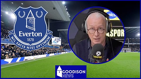 Jim White was discussing Everton with Simon Jordan
Credit: talkSPORT on YouTube