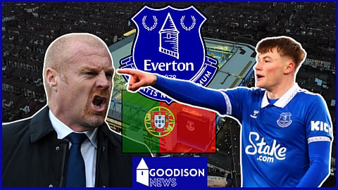 Sean Dyche sparked an altercation after a joke slap of the Everton defender