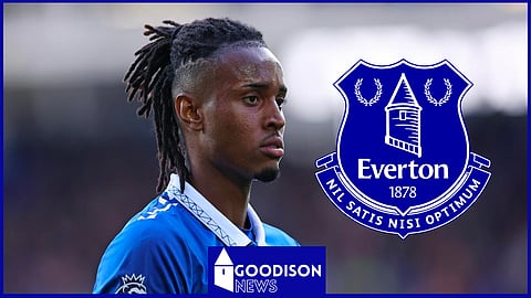 Everton striker Youssef Chermiti 