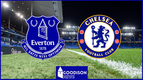 Everton faced Chelsea at Goodison Park