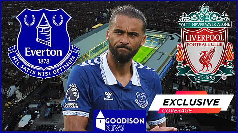 Everton striker Dominic Calvert-Lewin was terrific against Liverpool