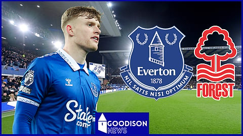 Jarrad Branthwaite could miss Everton v Nottingham Forest.