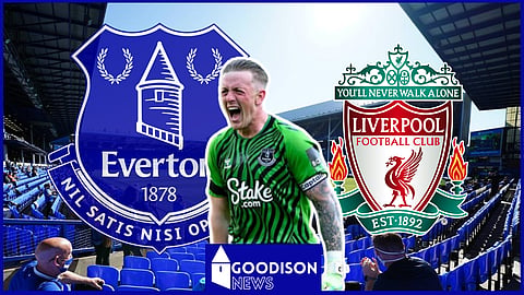 Jordan Pickford praised for his performance for Everton v Liverpool
