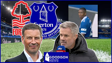 There was controversy as Everton and Nottingham Forest clashed - Credit Sky Sports