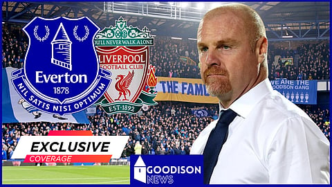Everton supporters were in loud voice against Liverpool at Goodison Park